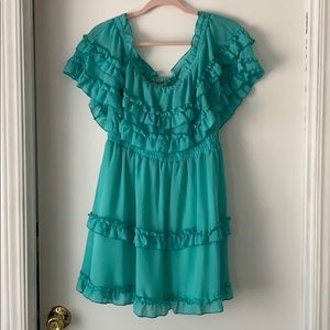 Pink Lily Off Shoulder Dress